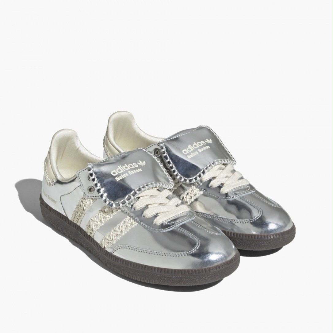 Adidas Samba Wales Boner Silver