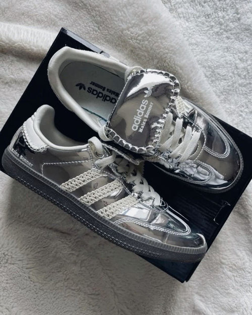 Adidas Samba Wales Boner Silver